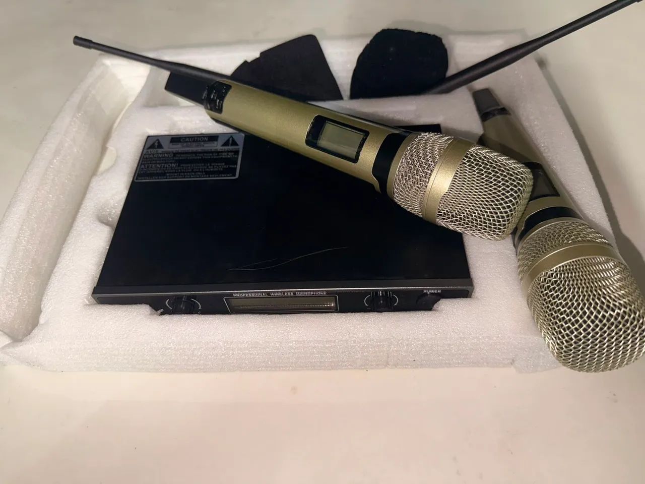Microfone wireless profissional <br>R$ 800,00