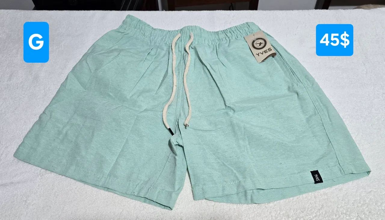 Short linho da Yves G e GG original 