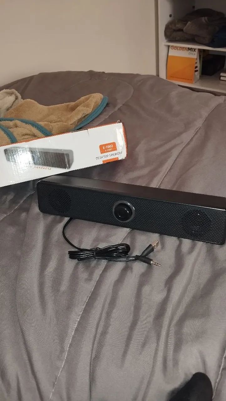 Caixinha de Som USB para PC - Nova - Foto 5