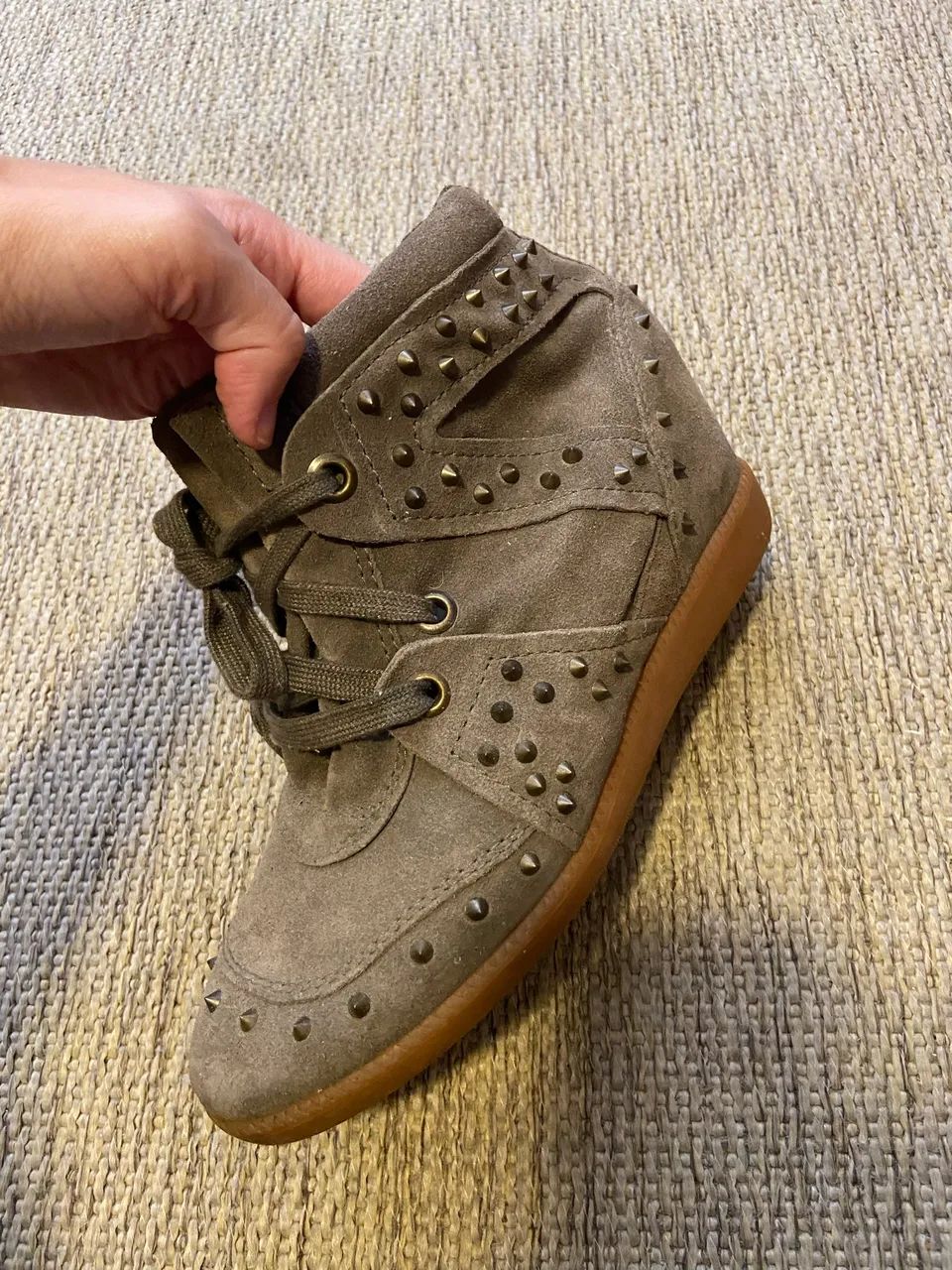 Bota Sneaker Schutz em camurça  - Foto 4