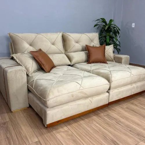 PROMOÇÃO - SOFÁ RETRÁTIL E RECLINÁVEL GRAN BELLO 2.30