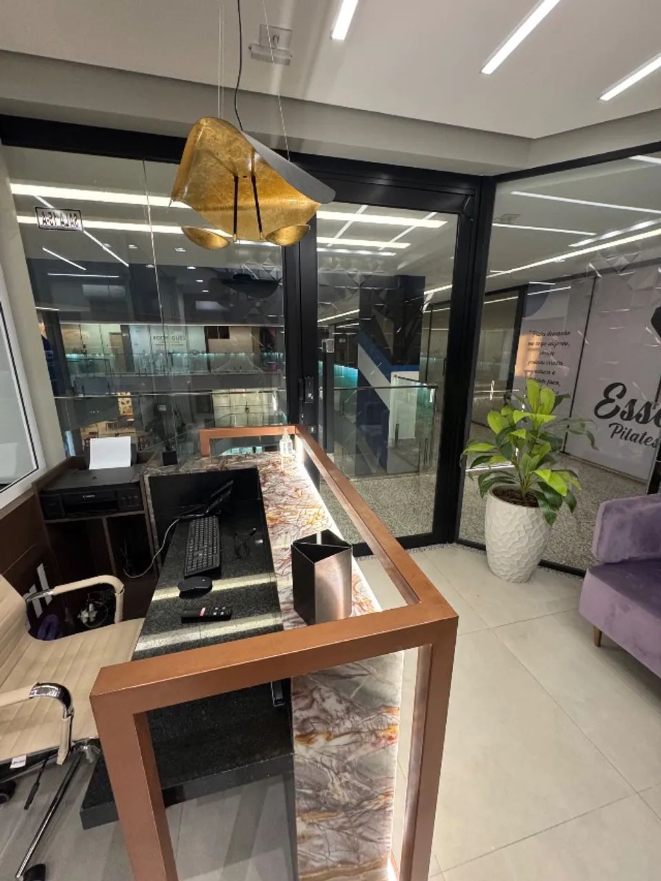 Escritório completo em ponto alugado 64m² - Foto 3