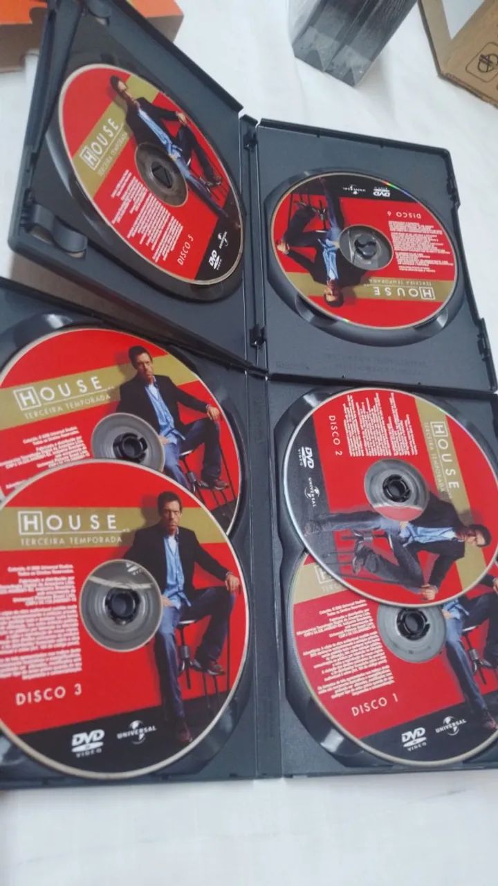 DVD Box House - Terceira Temporada - 6 Discos ( 25330 ) - Foto 5
