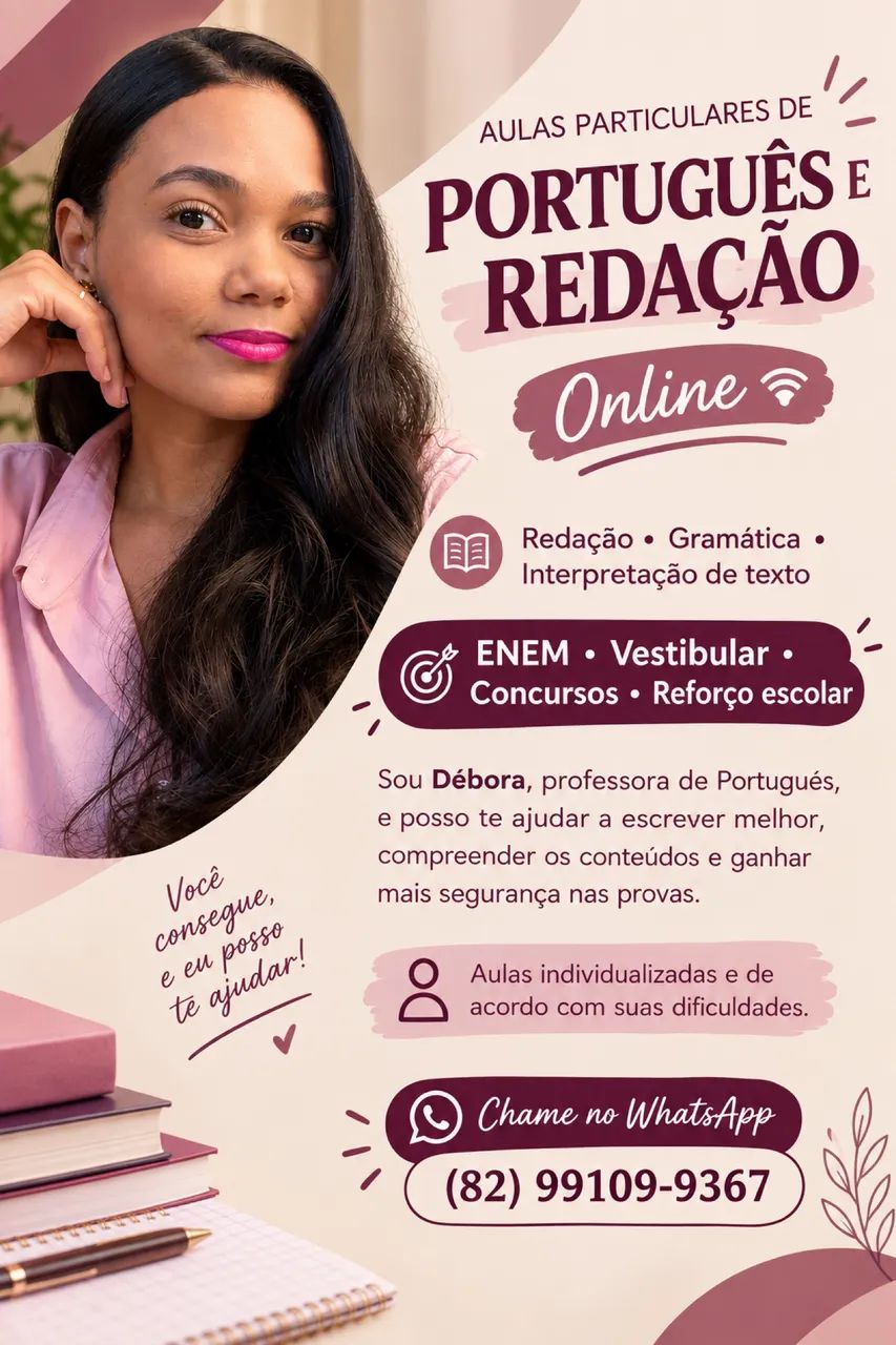 Aulas Particulares de Português e Redação