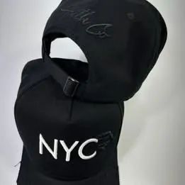 BONÉ NYC RASGADINHO PRETO FORRO BRANCO - Foto 4