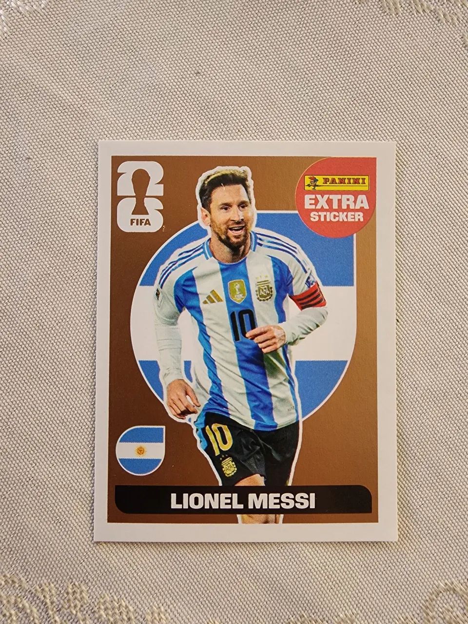 Figurinha Messi Legend (Bronze) 2026