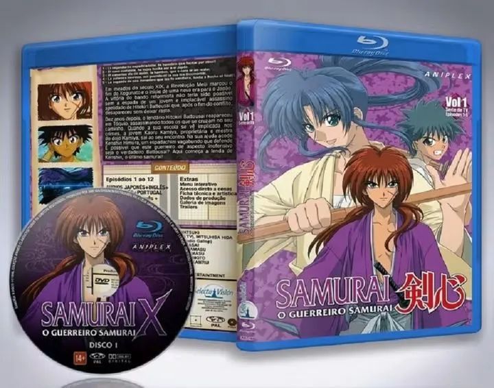 SAMURAI X (1996) DISCO 1 E 2 BLU-RAY
