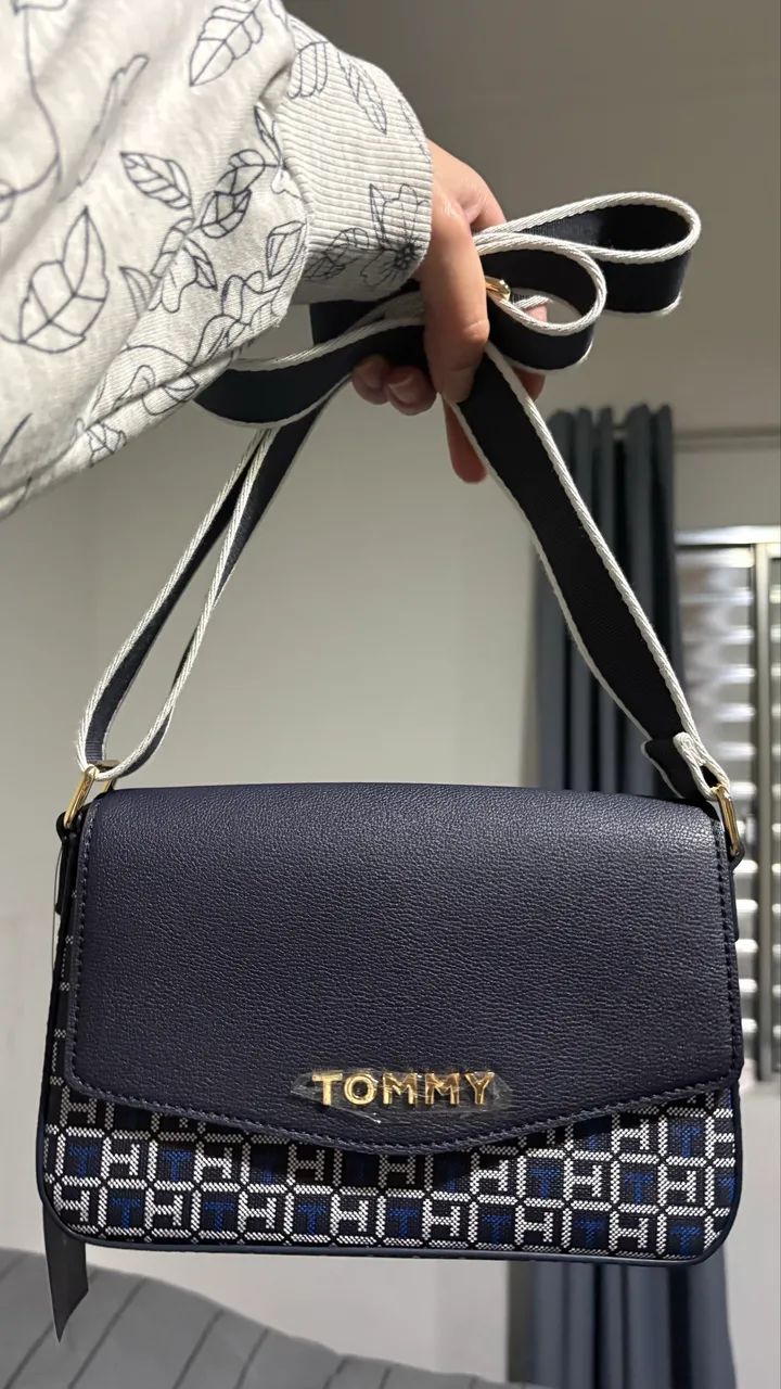 Bolsa Tommy Hilfiger azul  - Foto 2