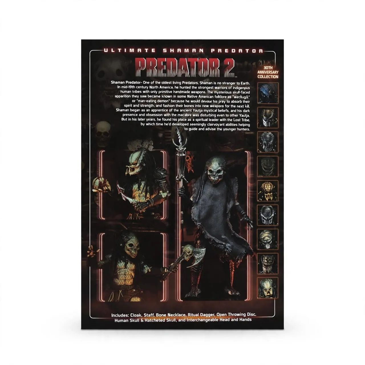 Boneco articulado Predador Shaman Predator 2 NECA Ultimate 20cm 30th Anniversary - Foto 3
