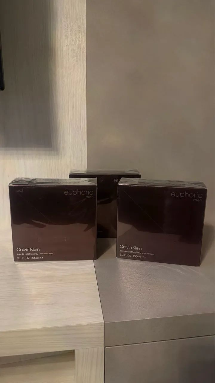 perfume euphoria men 100ml original lacrado ck