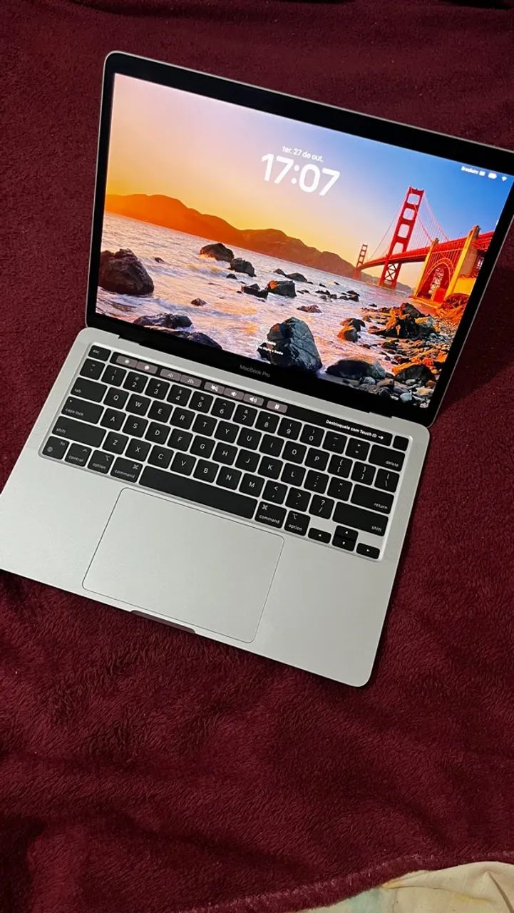 MacBook Pro 13" M1 (TouchBar), prata, 8 GB/256 - Foto 2