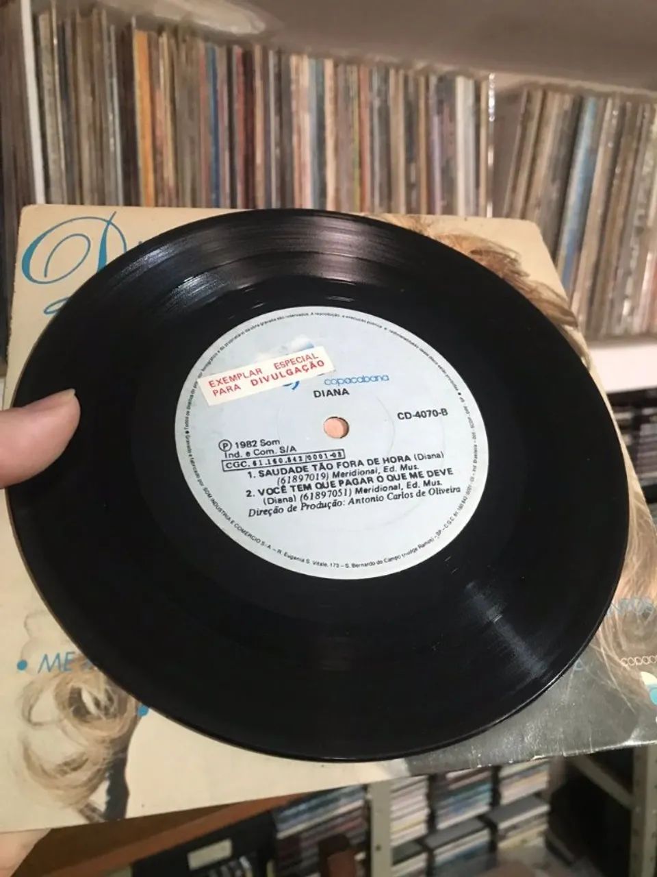 vinil compacto - Diana - me abrace, me aperte e me beije 1982 - Foto 5