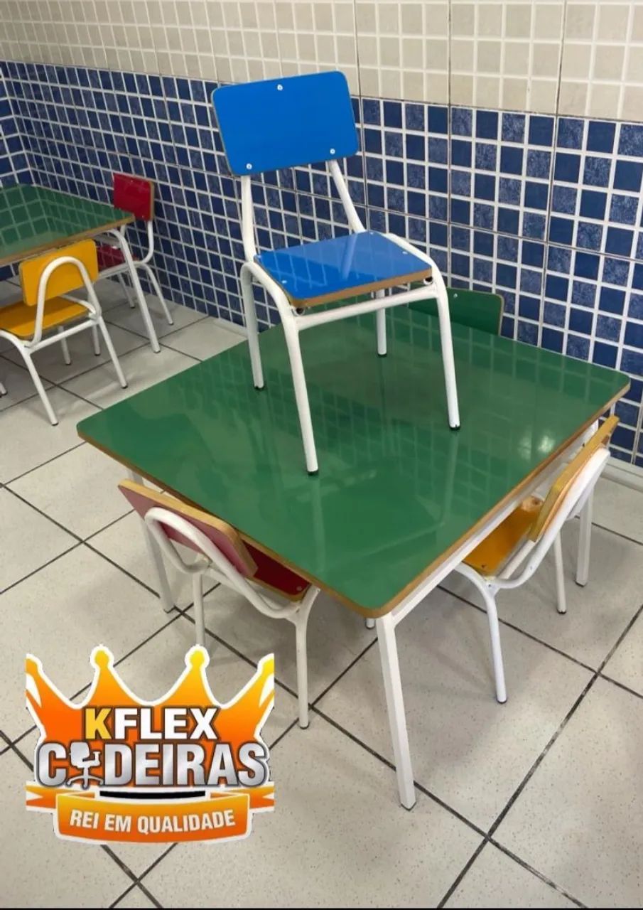 Conjuntinho infantil em fórmica colorida  - Foto 2