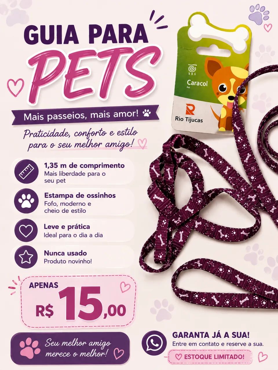 Vende-se coleira de pet 