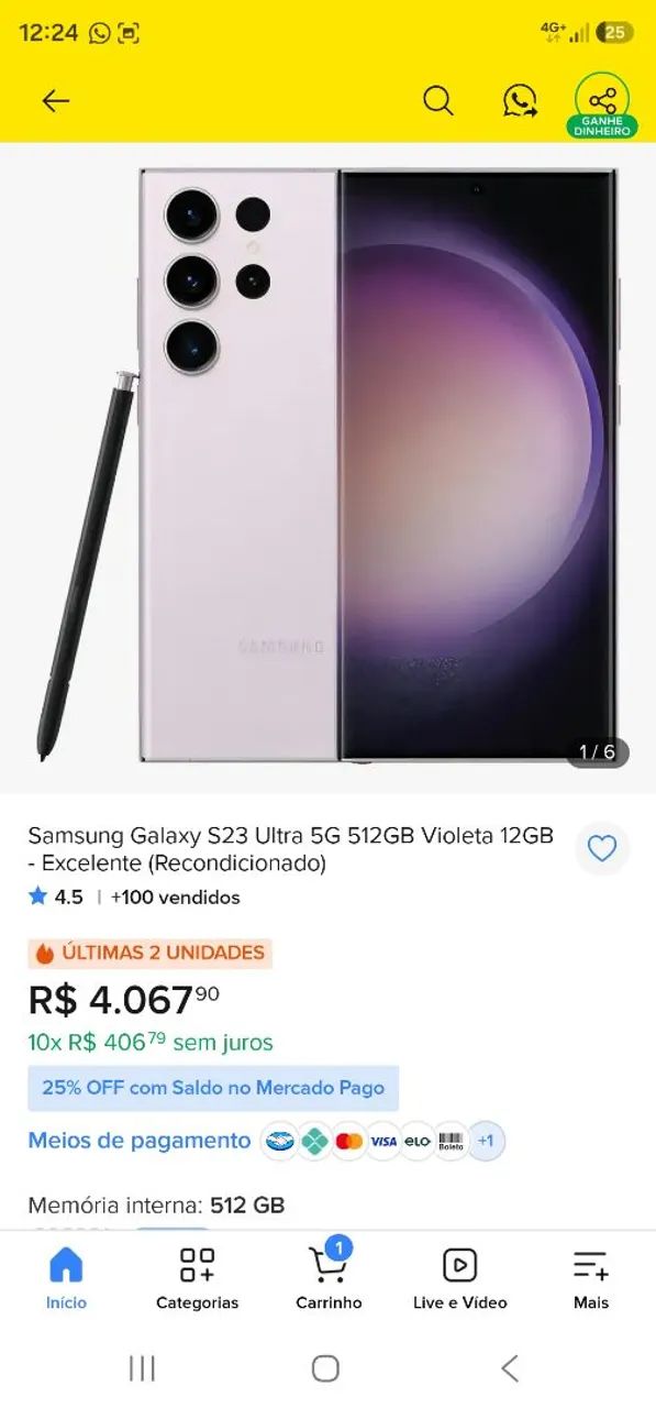 CELULAR S23 ULTRA - Foto 3