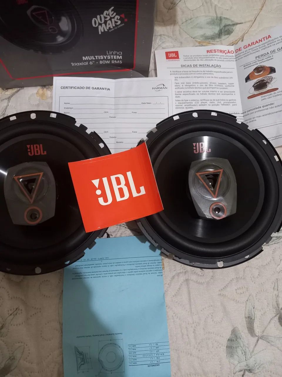 Alto-falante JBL trisxial 6 polegadas 80w RMS  - Foto 2