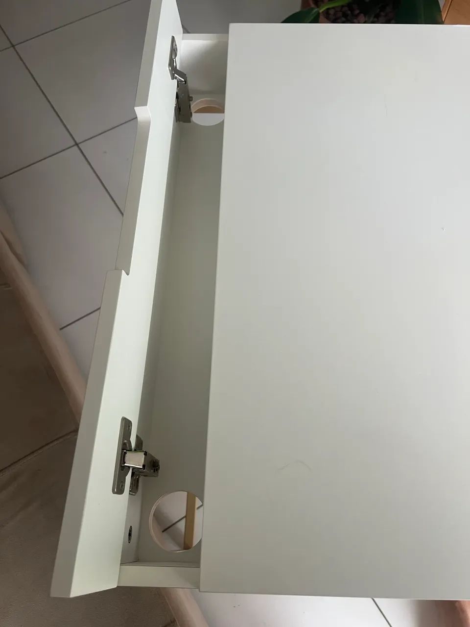 Escrivaninha com Gaveta 70 cm x 48 cm - cor Branca - Foto 4