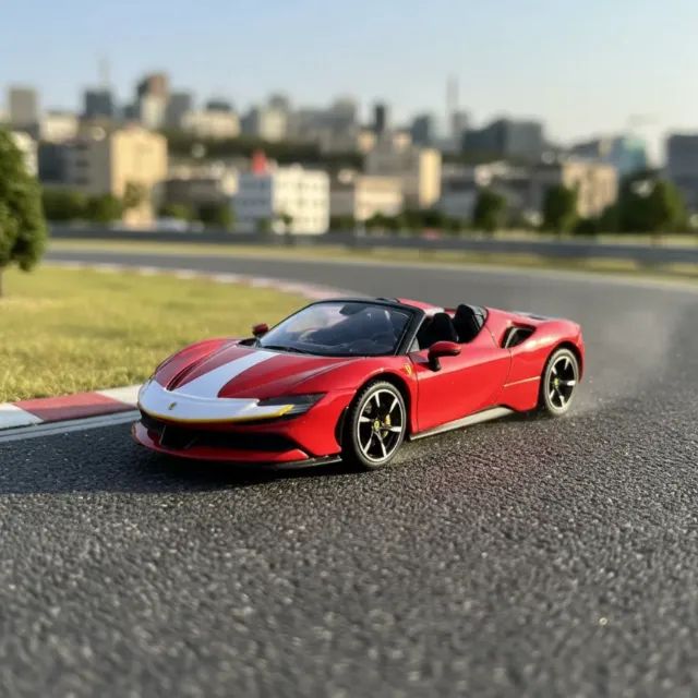 Ferrari SF90 Spider Shell V-Power 1:41 Bburago Bluetooth - Foto 5