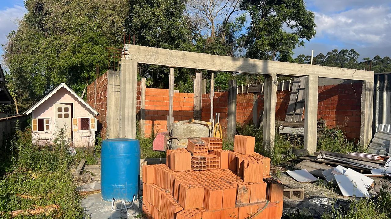 Terreno em canelinha com galpão e casa em construção  - Foto 3