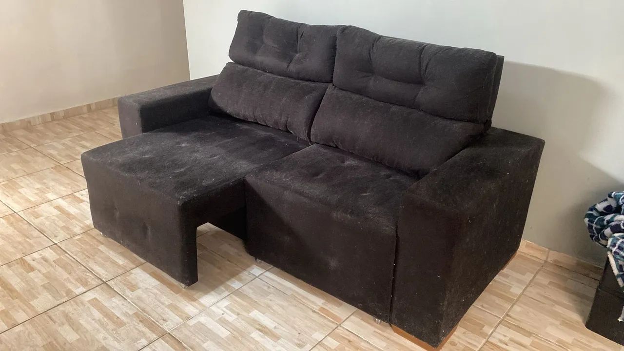 Sofá  reclinável  semi novo  - Foto 3