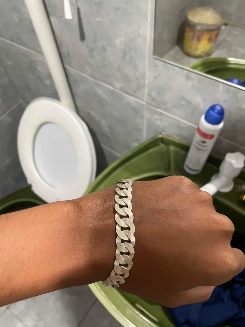 Pulseira de prata 13mm - Foto 2