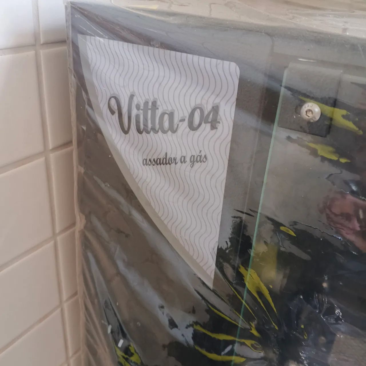 Churrasqueira a gás 4 espetos giratório 