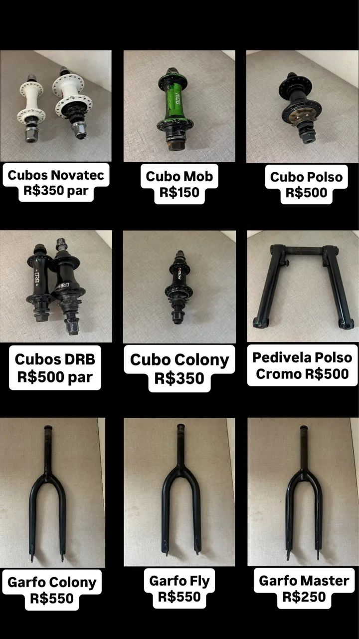 Cubos e Garfos BMX Colony - Master - Fly - DRB - Mob