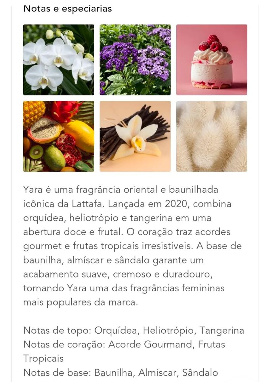 Perfume Yara Rose Lattafa Original 100ml Lacrado - Foto 3