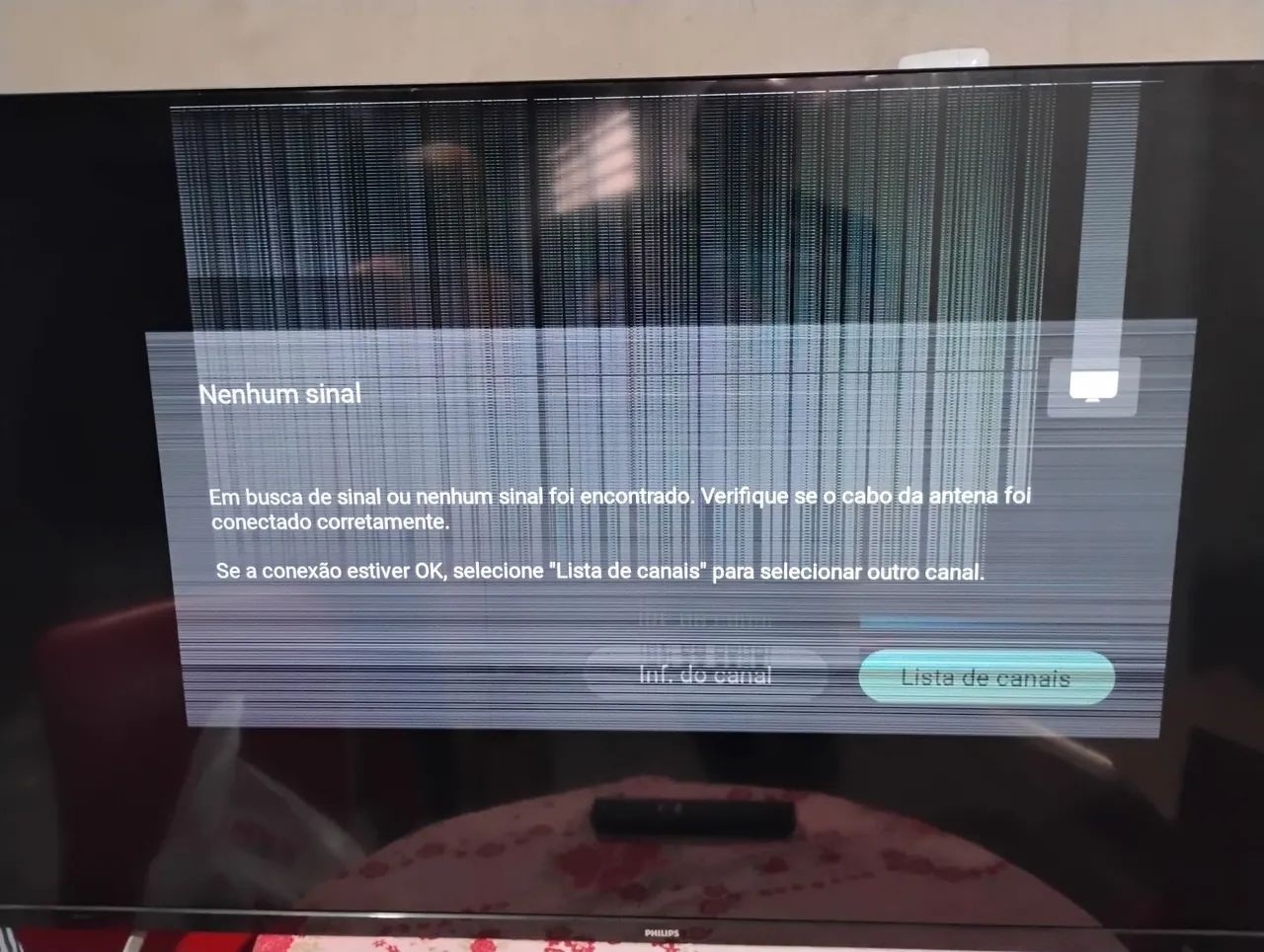 Vendo tv com defeito 50 polegadas Philips  - Foto 2