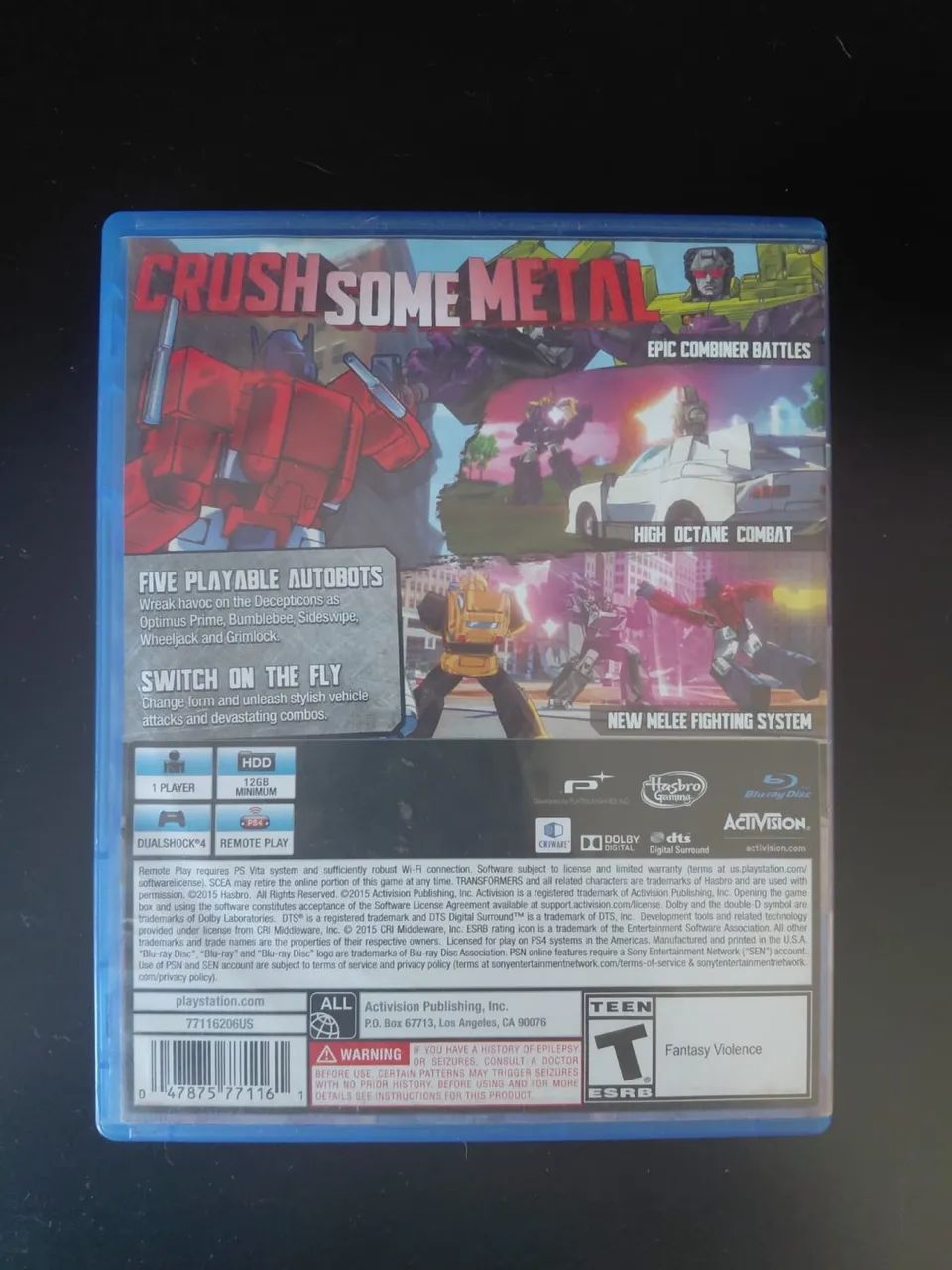 Jogos de ps4 - Transformers Devastation - Foto 2