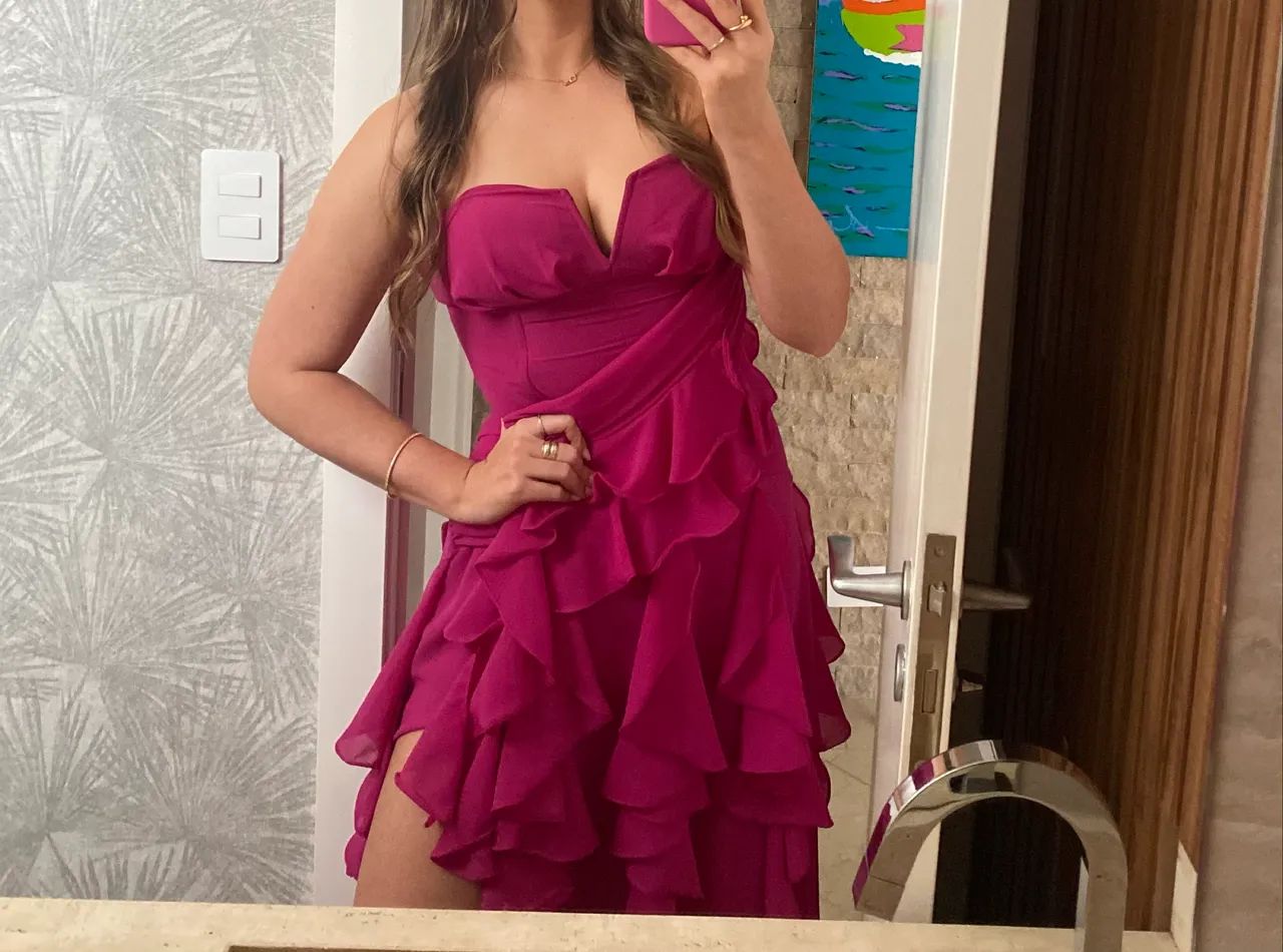 VESTIDO LONGO DE FESTA 