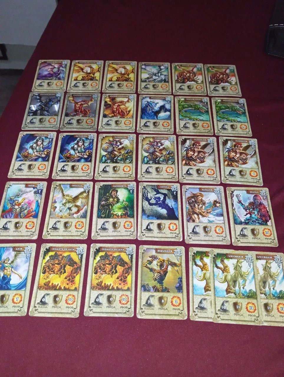 Cartas Dracomania Elma Chips Originais em Excelente Estado