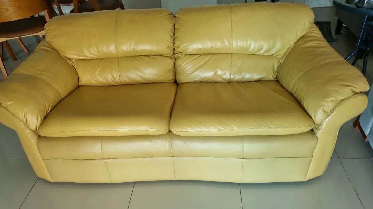 Sofá 100% couro legítimo  - Foto 2