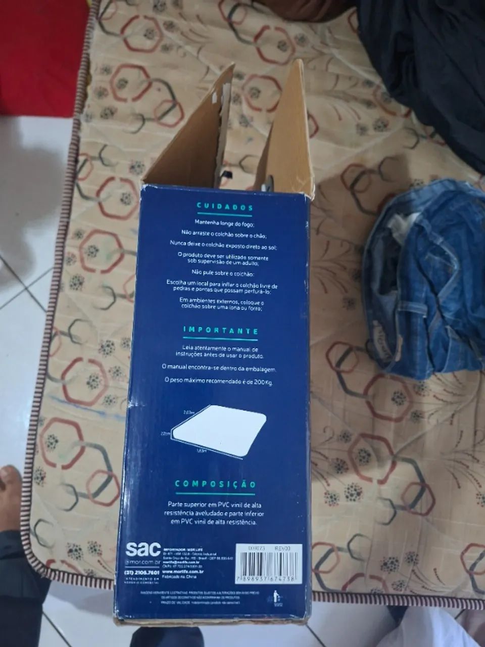 Colchão inflável king apenas 100,00 - Foto 2