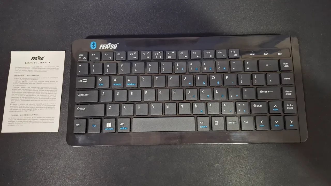 Teclado Bluetooth 75% Feasso FATC-26