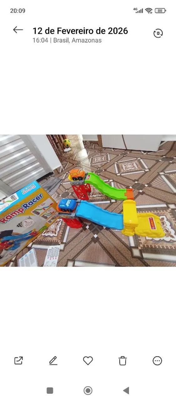 Pista de corrida infantil 