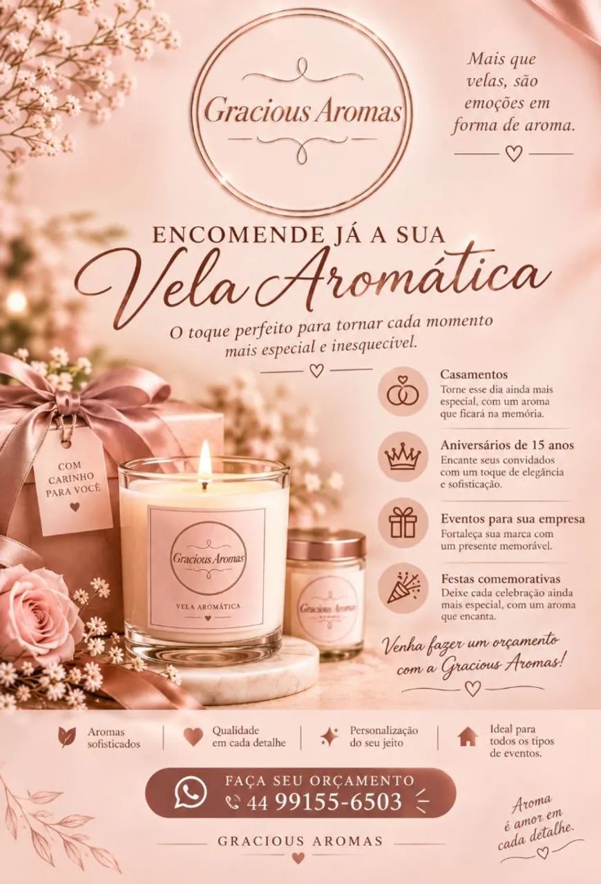 Velas Aromáticas 