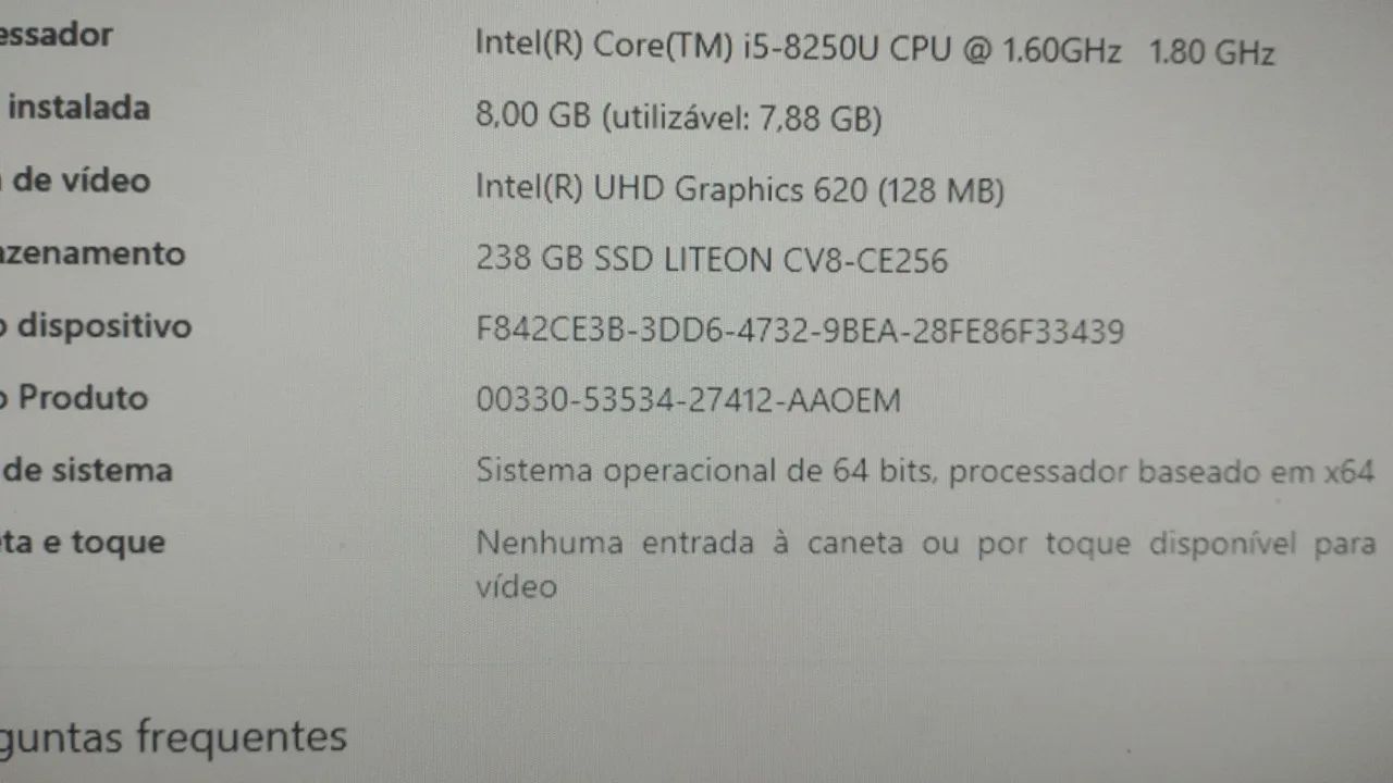 Notebook i5 oitava geração  - Foto 2