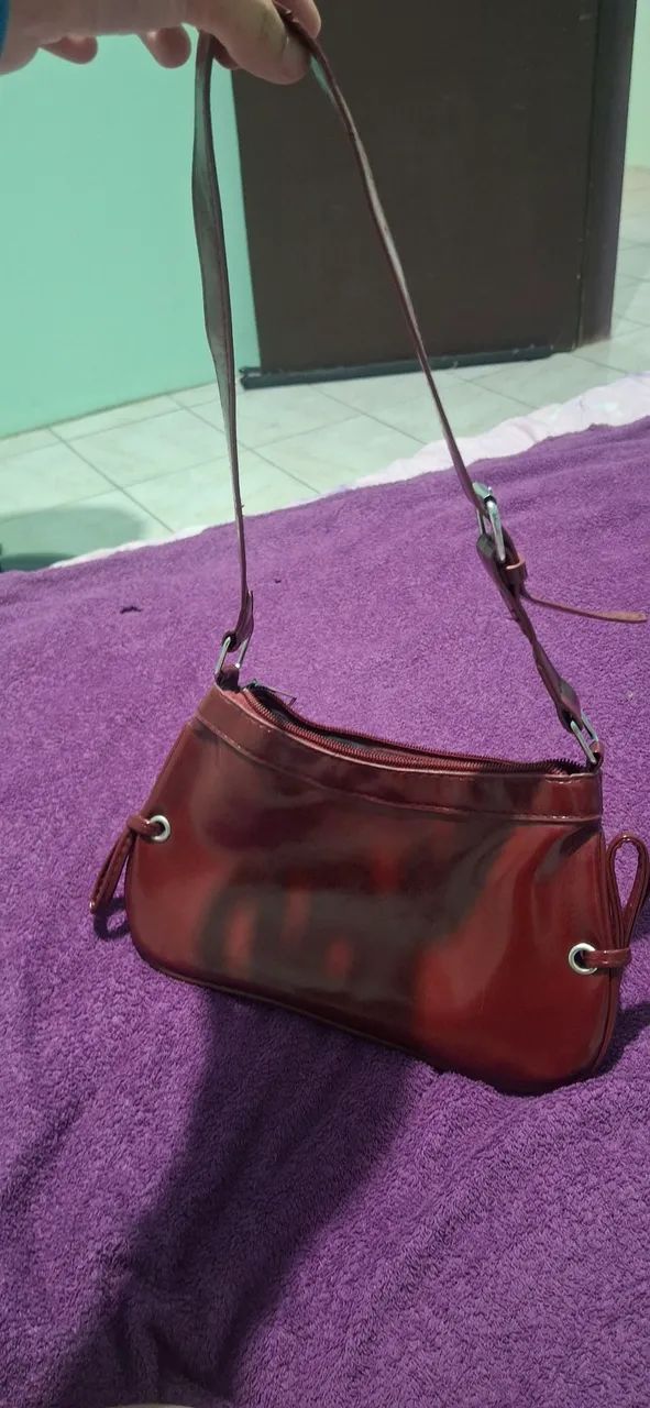 Bolsa de Ombro Vermelha - Foto 2