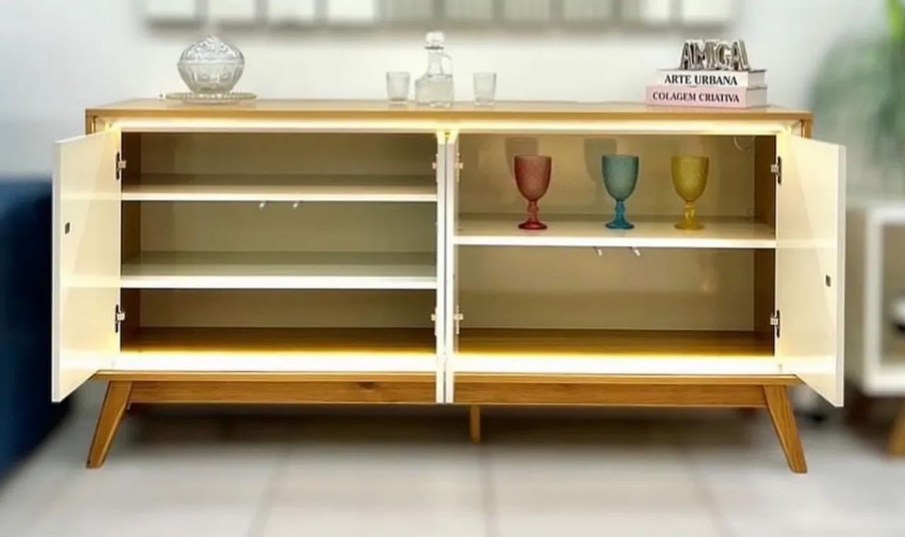 BUFFET REQUINTE MDF COM LED - Foto 4