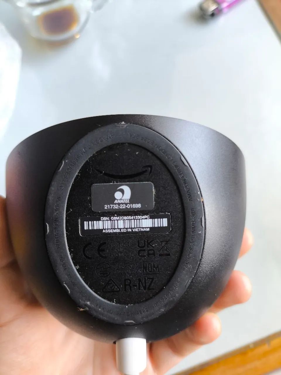 Alexa Echo (Amazon) - Smart Speaker com Assistente de Voz - Usada - Foto 2