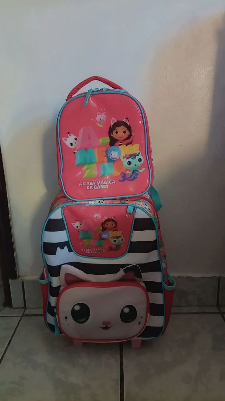Mochila + Lancheira Infantil 