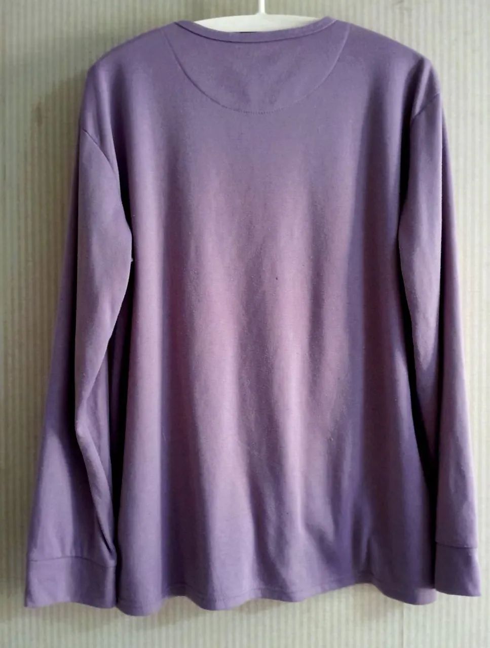 01 Camisa Moleton Roxa (Extra G) (R$ 50) - Foto 2