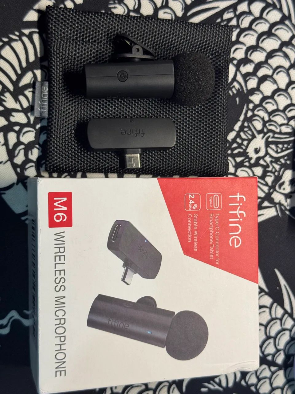 Microfone Lapela Sem fio Fifine M6 lacrado 