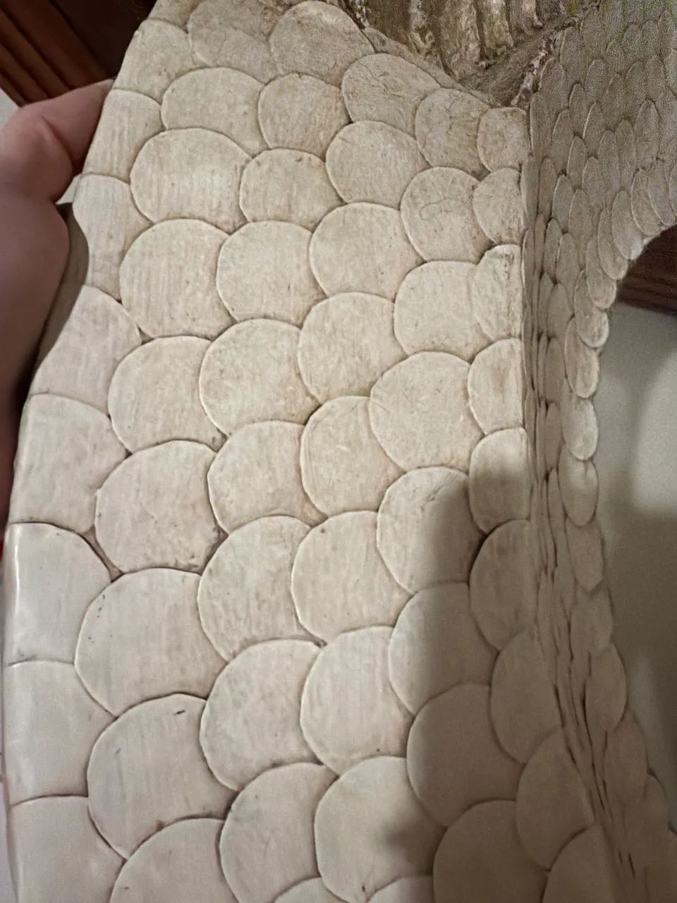 Espelho decorativo - trabalho manual (papel marchê) - Foto 3
