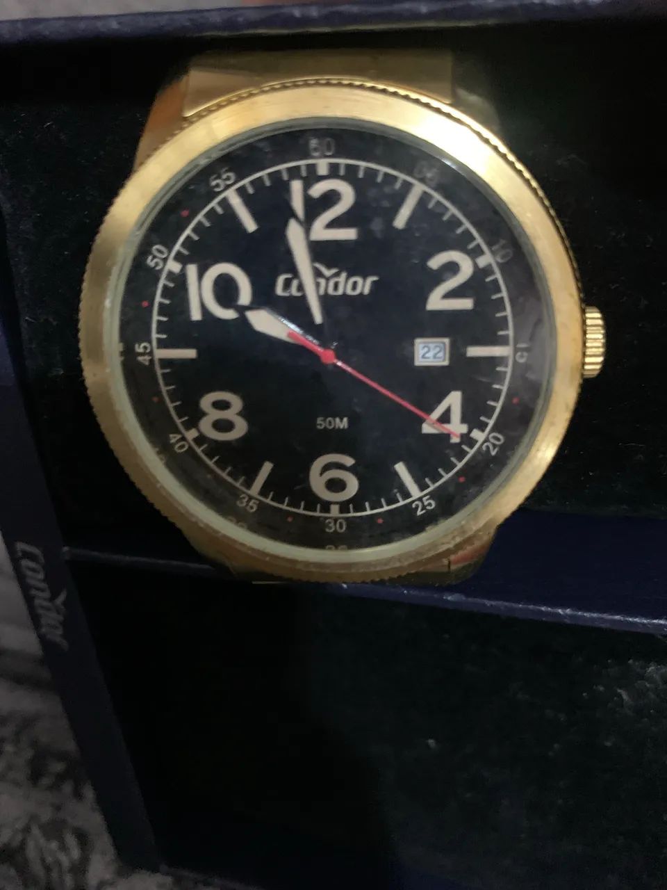 Relógio Condor Dourado - Foto 3