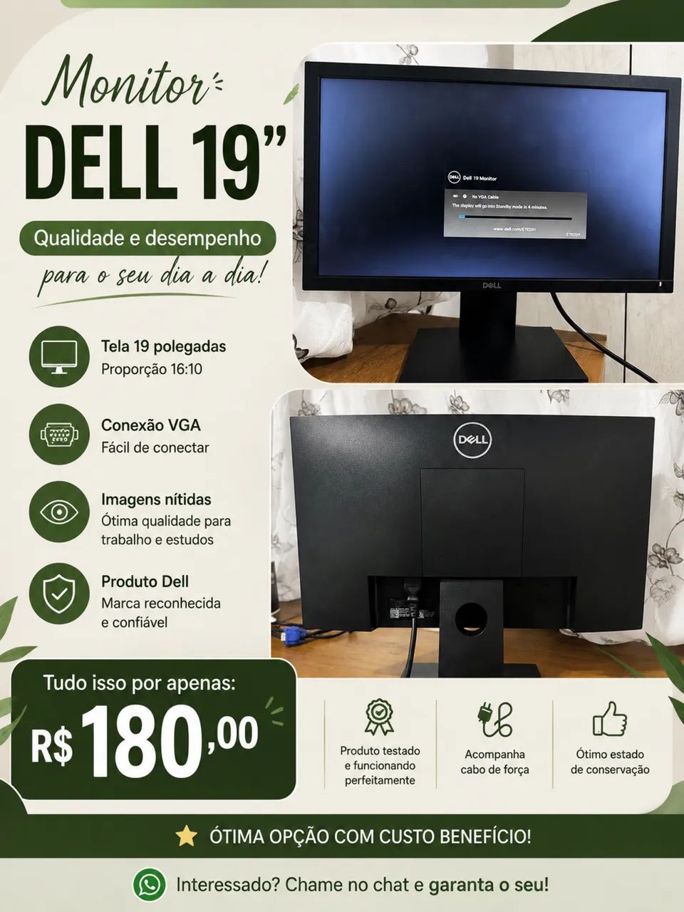 Monitor Dell E1920H
