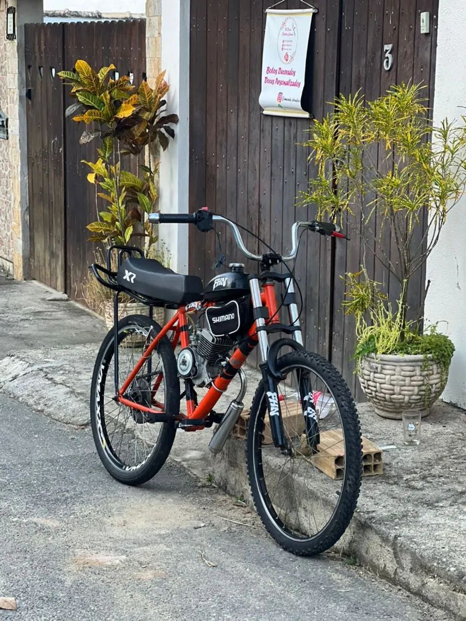 Bicicleta motorizada 80cc - Foto 5