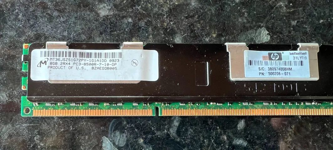 Memória 8GB PC3 ECC - Foto 2