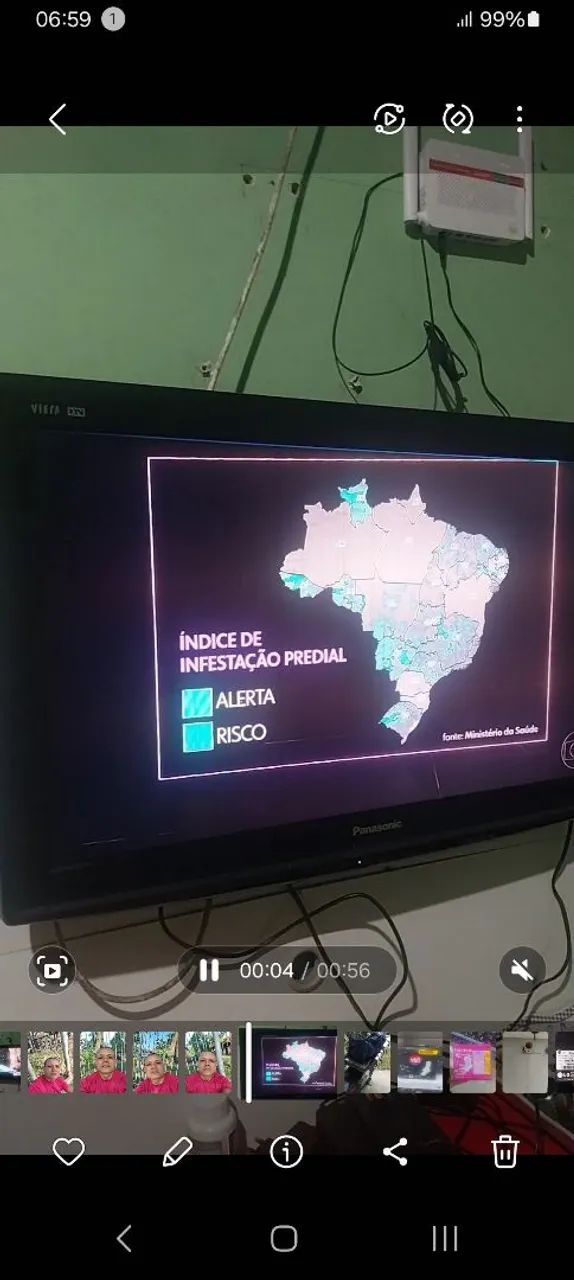 Vendo TV Panasonic 32 polegadas para concerto, imagem esverdeada mas funcinando - Foto 2